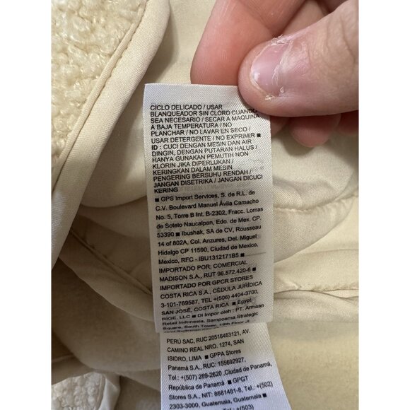 Old Navy Women Size Medium Fleece Cozy Cash Button Down Jacket Polyester Preppy - Picture 9 of 12